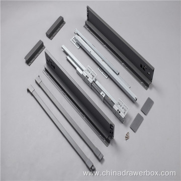 soft closing slim box kitchen drawer channel